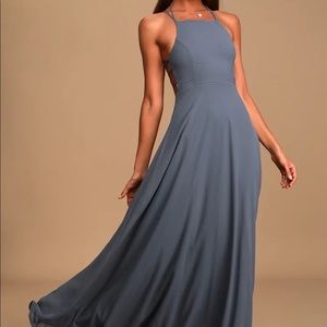 Same dress but in royal blue!